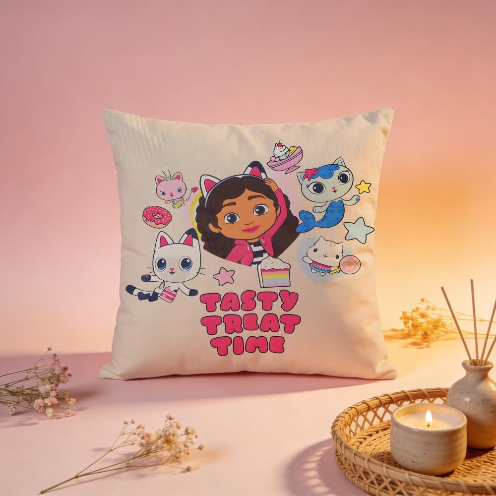 Fashion GGabbys Dollhouseful Cushion Cover Comfortable Durable Pillow Cover MultiScene for Home Office Car Sofa