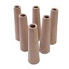 6Pcs Portable Durable Recyclable Winding Tube Cardboard Yarn Cones For Tufting Weaving Diy Craft Sewing Projects