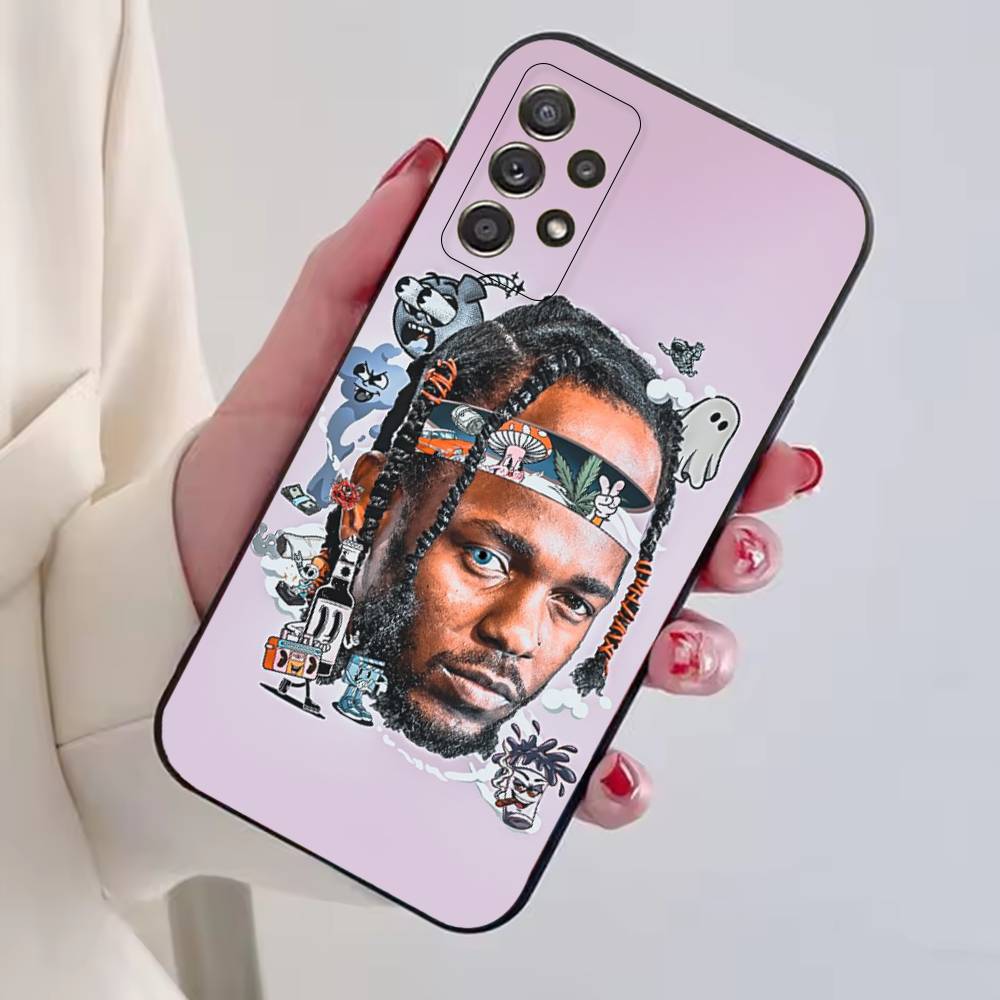 K-Kendrick Lamar Rapper Phone Case Black Silicone Soft For Samsung S25,S24,S21,S22,S23,S30,Ultra,S20,Plus,Fe,Lite