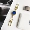 Extendable Retractable Badge Reel Easy Pull Buckle Anti Lost ID Lanyard Key Ring Pull Keyring Chest Card Metal Badge Holder