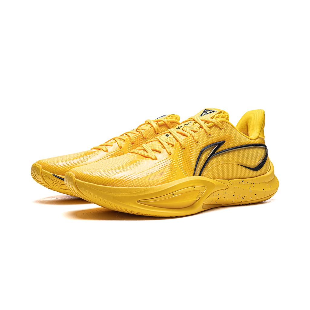 Li Ning Cushioning Slip Resistant Abrasion Resistant Breathable Rebound Grip Low Top Basketball Shoes Men's ABAW007-5
