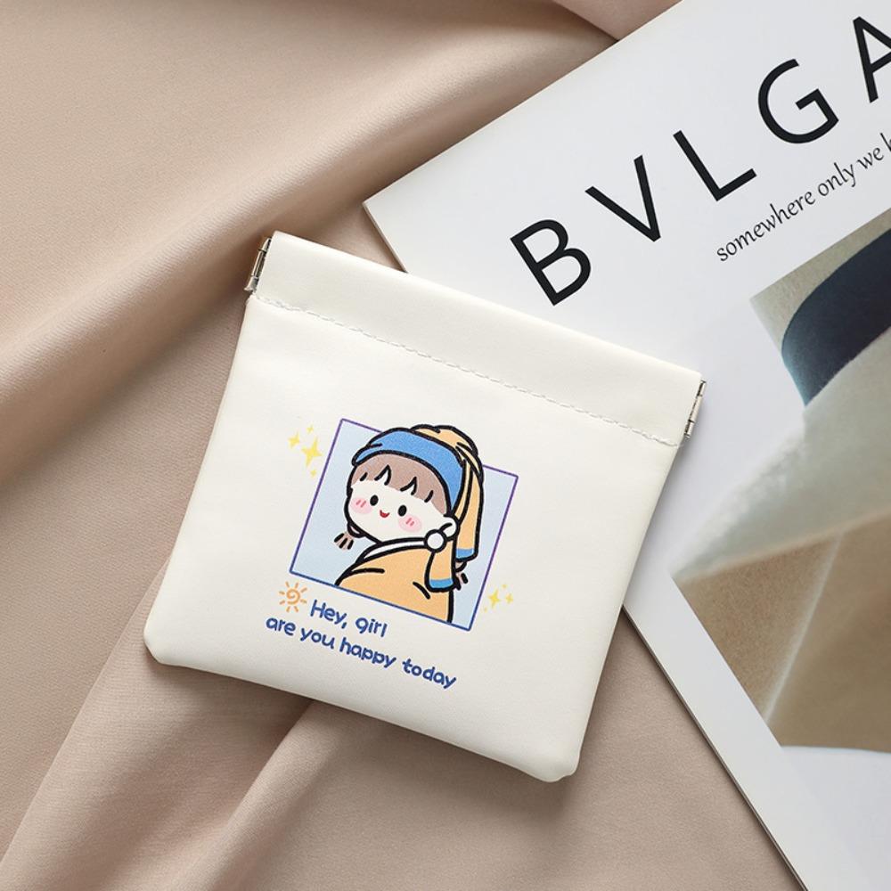 

Мини-сумка-косметичка с рисунком из мультфильма, мягкая дорожная сумка из искусственной кожи, новая косметичка Small-05