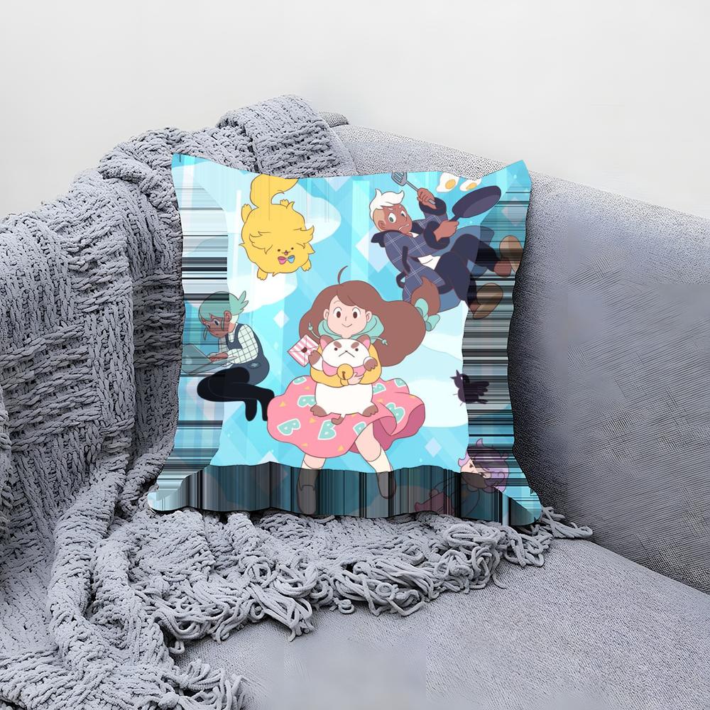 B-Bee And P-Puppycat Cushion Cover Comfortable Reversible Pillow Cover Ideal for Car Sofa Bedroom & Beyond 30cmx30cm