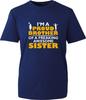 I Am A Proud Brother Of Awesome Sister Tshirt Sister Day Gift Birthday Tee Top