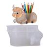 3D Highland Cow Candle Silicone Mold Cute Animal Resin Mold 3D Cute Ornament Lying Down Mold for Flower Pots Candle Jars