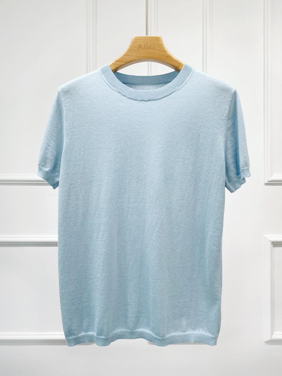 

Warren Seahorse | Пряжа UPW Хлопок Супима и Кашемир Футболка с коротким рукавом и круглым вырезом Small