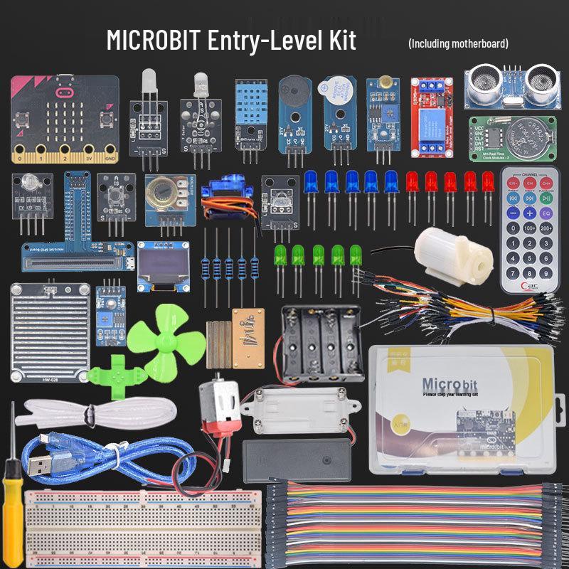 Micro:bit V2 Learning Kit – Entry-Level Robotics & Python Programming