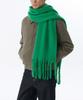 Musinsa Standard Fluffy Bold Muffler [Irish Green]