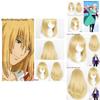 Gold-colored Howl Cosplay Wig With Realistic Scalp Top