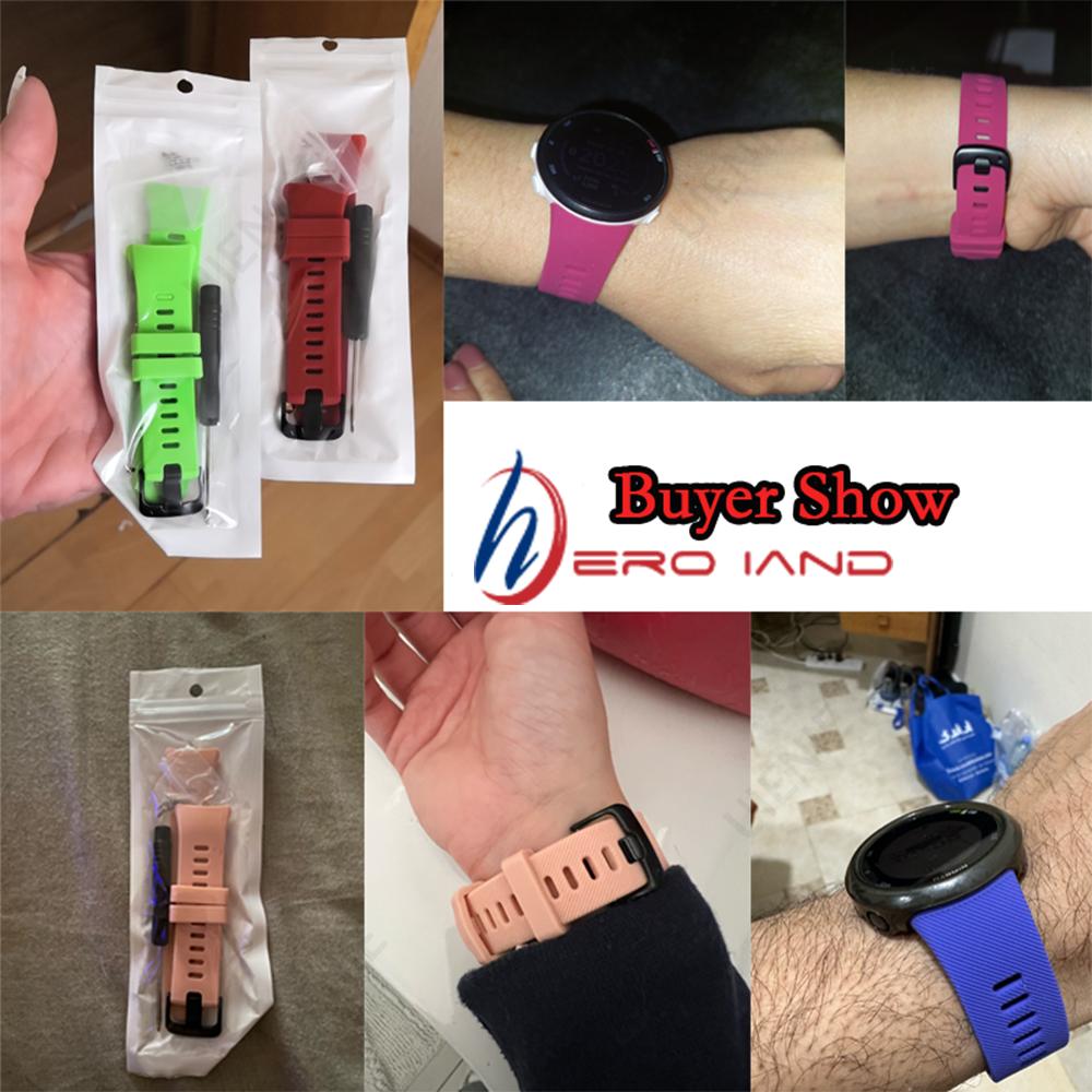 15 barev Náramek Pásek pro Garmin Forerunner 45 45s Swim 2 Silikonový Náhradní Chytré Hodinky Módní Hodinkové Doplňky