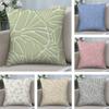 Funda de almohada con patrón de color Morandi, tela de felpa, suave, impresión a doble cara, funda de cojín para sofá, fundas para cojines de sofá