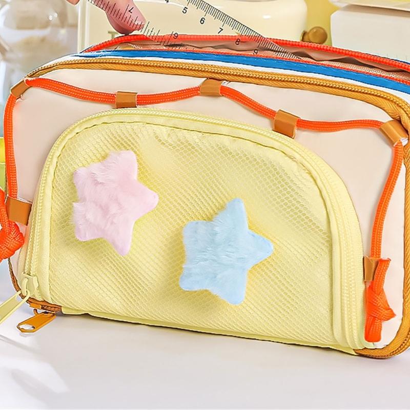 Large Capacity Pencil Case Fabric Pencils Bag Multi Compartments Pen Pouches Big Capacity Pens Organiser for Student