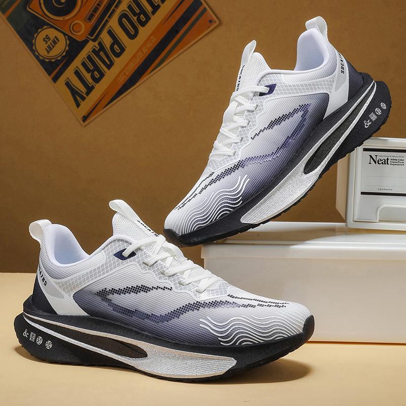 NEW Running Shoes Carbon Board Speciality Stability Marathon Men Sports Breathable Lightweight Women's Comfortable Athletic Nonskid Training Sneakers