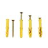 50-Set Plastic Expansion Anchors with Self-Tapping Screws