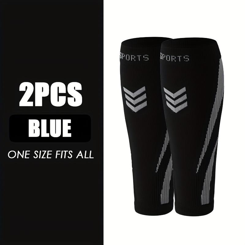 

2pcs High Elasticity Compression Calf Sleeve,Sports Leg Cover Sleeve,Leg Muscle Support Device,for Running,Cycling чорний