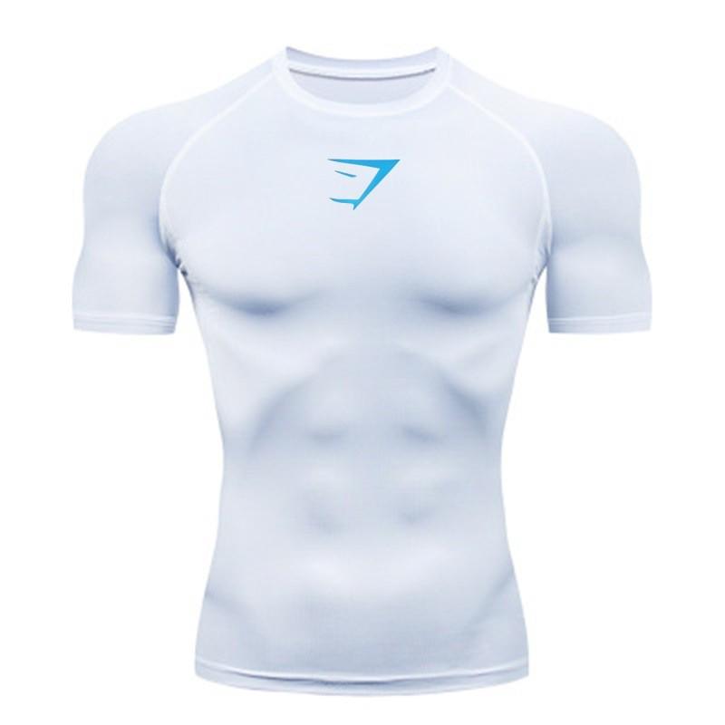 Nuova Maglietta Sportiva a Compressione Asciugatura Rapida da Uomo - Top Fitness a Manica Corta/Lunga per il 2026.