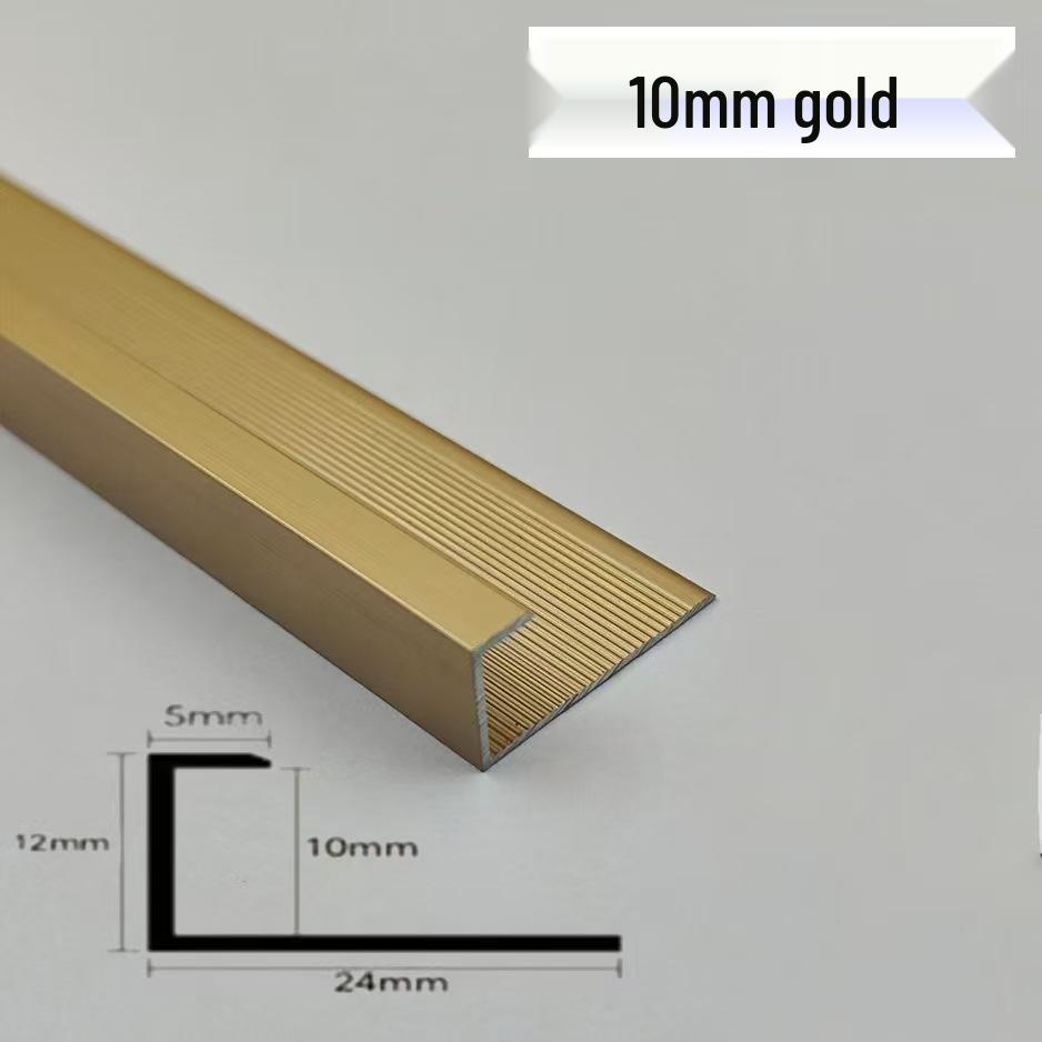 Moisture-Proof Aluminum Alloy Edge Strip for Windows and Balconies (10-12mm)