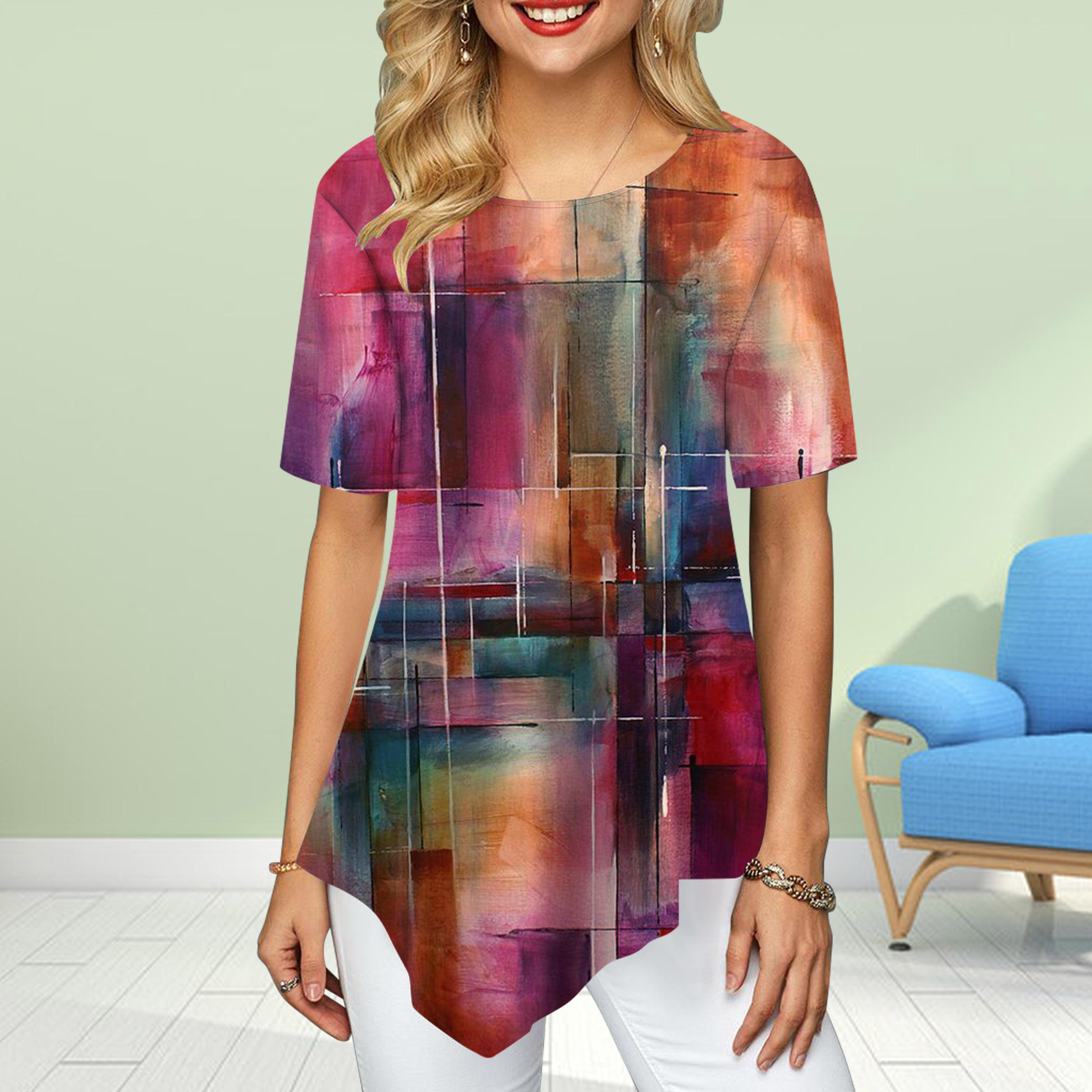 

Женские футболки больших размеров с цветочным принтом и крестом, свободные повседневные топы, женская нестандартная летняя одежда 8XL оранжевый