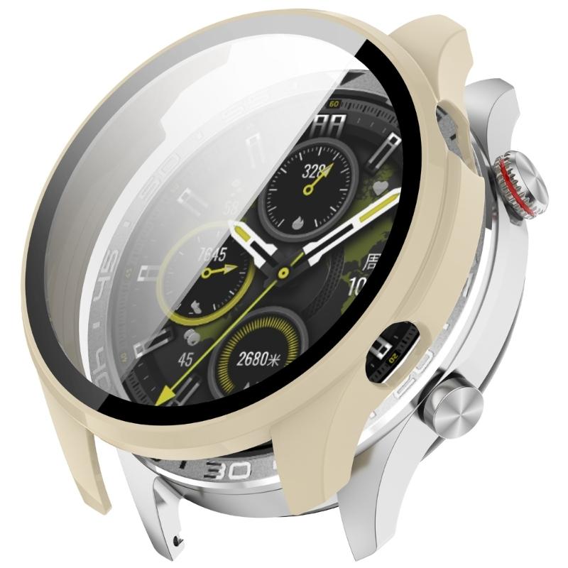 Integrated Screen Protector Frame Protectios Case for Watch 5 Professional Smartwatch PC Tempered Glass Cover