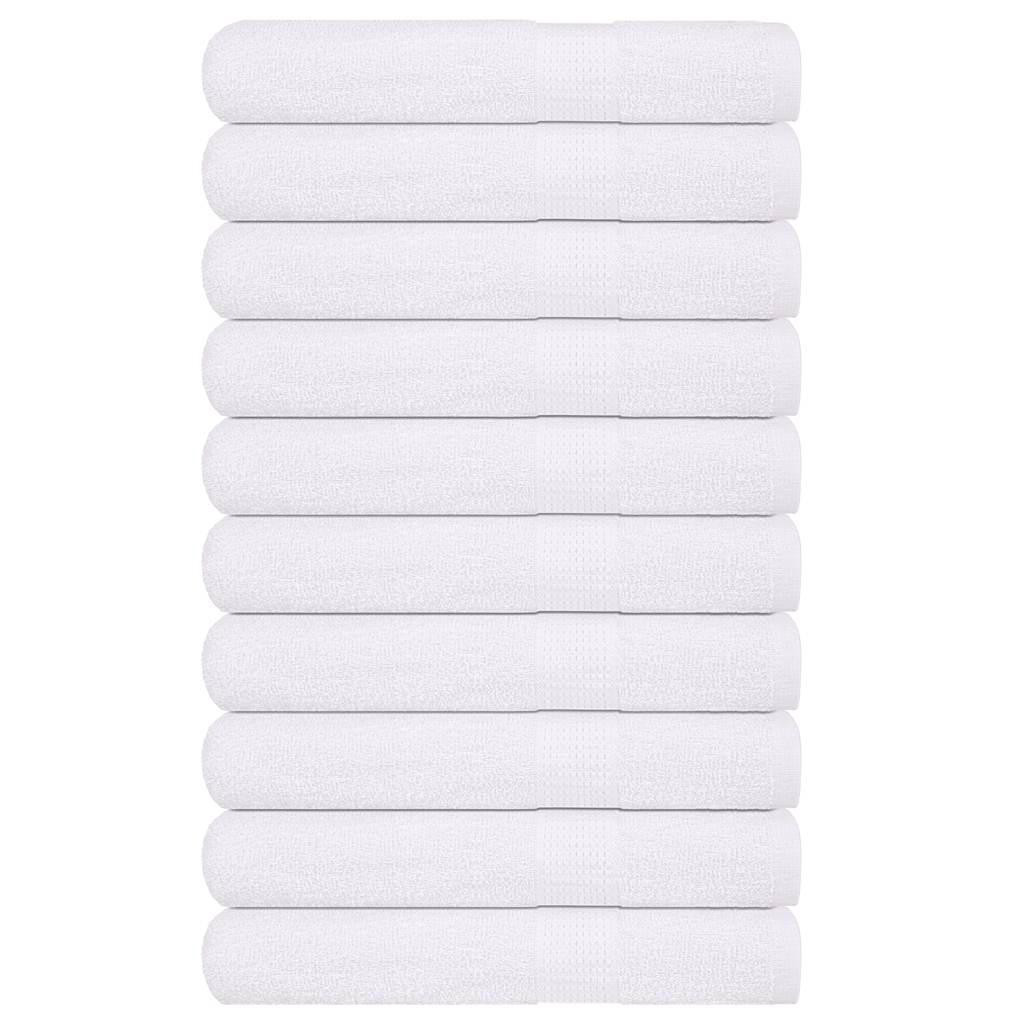 Sauna Towels FROGN 10 pcs. White 80 x 200 cm 360 g m²