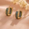 High-End Light Luxury Zircon Ear Cuffs: Eco-Friendly Fashion Earrings for Women