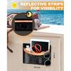 Self-adhesive Boat Storage Bag with Lid Reflective Leak-Proof Boat Marine Mesh Bag Strong Adhesive Boat Storage Fishing Tools 3