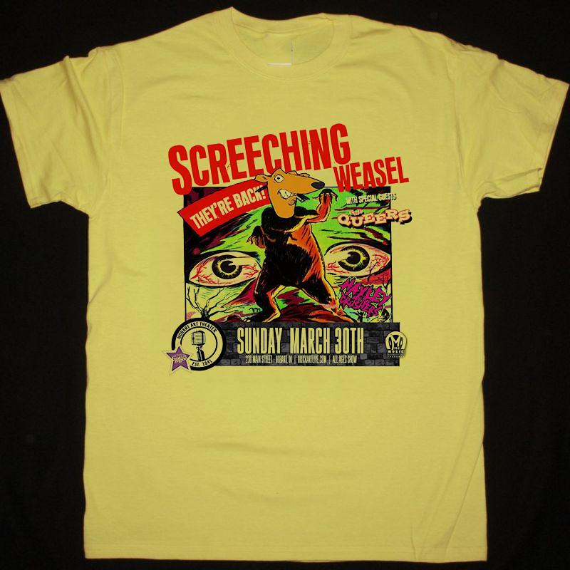 Screeching Weasel We Are Back Tour 2025 T Shirt Full Size S-5XL Unisex T-Shirt XXXXL