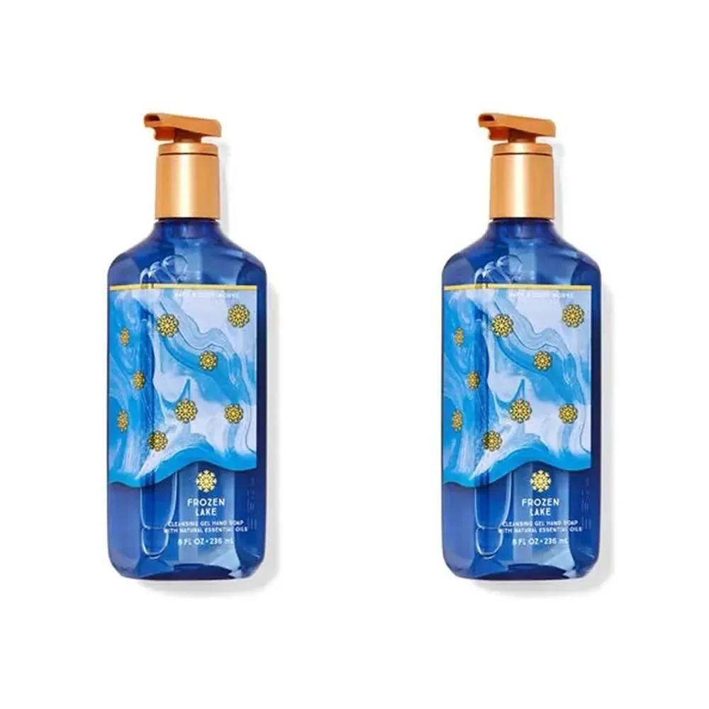 BBW Bath & Body Works 236ml 2 Packs FROZEN LAKE Cleansing Gel Hand Soap 236ml