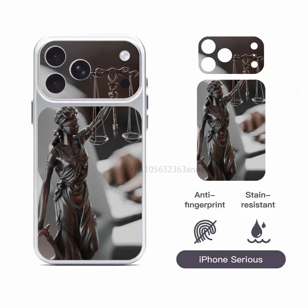 Law Lawyer Judge Justice For Apple iPhone 17 Pro 17 ProMax Full Body Back Cover Decal Skin