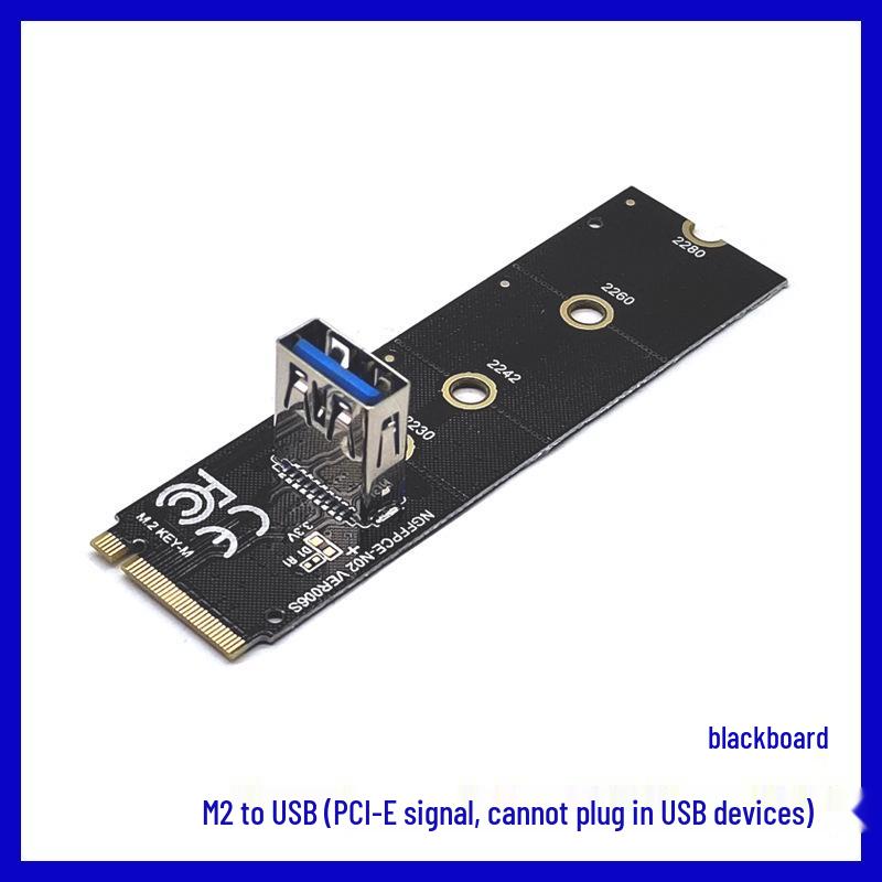 Neuer M.2 Key M zu PCIe 4X Kartenadapter mit NVMe und 4X Signal, LED-Anzeige