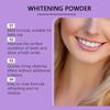 Oralhoe 50g Teeth Whitening Powder Purple Brighten Mint Scent Fresh Breath Remove Stain Oral Hygiene Clean Bleach Teeth Powder