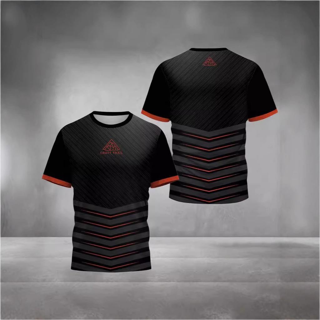 Men Fashion Short Sleeve 3d Print T Shirt Round Neck Summer Plus Size Tees