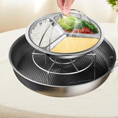 Bandeja de vapor de acero inoxidable de primera calidad para cocinar