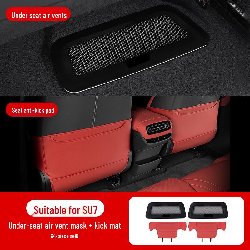 Xiaomi SU7/YU7 Under-Seat Air Vent Dustproof Net & Anti-Clog Cover for Car Interiors