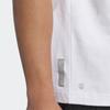 T Shirts Men's White Crew Neck Moderate Straight Fit IA9430