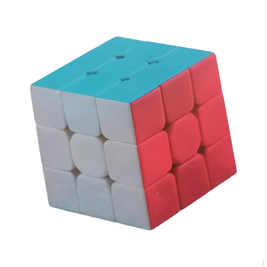 Zauberwürfel Fidget Spielzeug Stickerlos Geschwindigkeit für Jungen Familienmitglieder Kleinkind Stil A