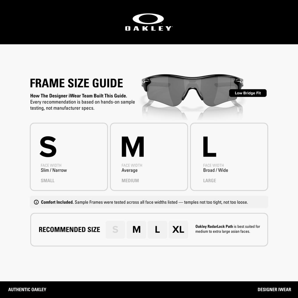 Sunglasses 0OO9206 RADAR POLISHED BLACK Japan 38 LOCK PATH Sports [Oakley] (FREE Size) (A)