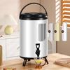 Beverage Dispenser for And Cold Drinks, Portable Milk Pail Tea Soup