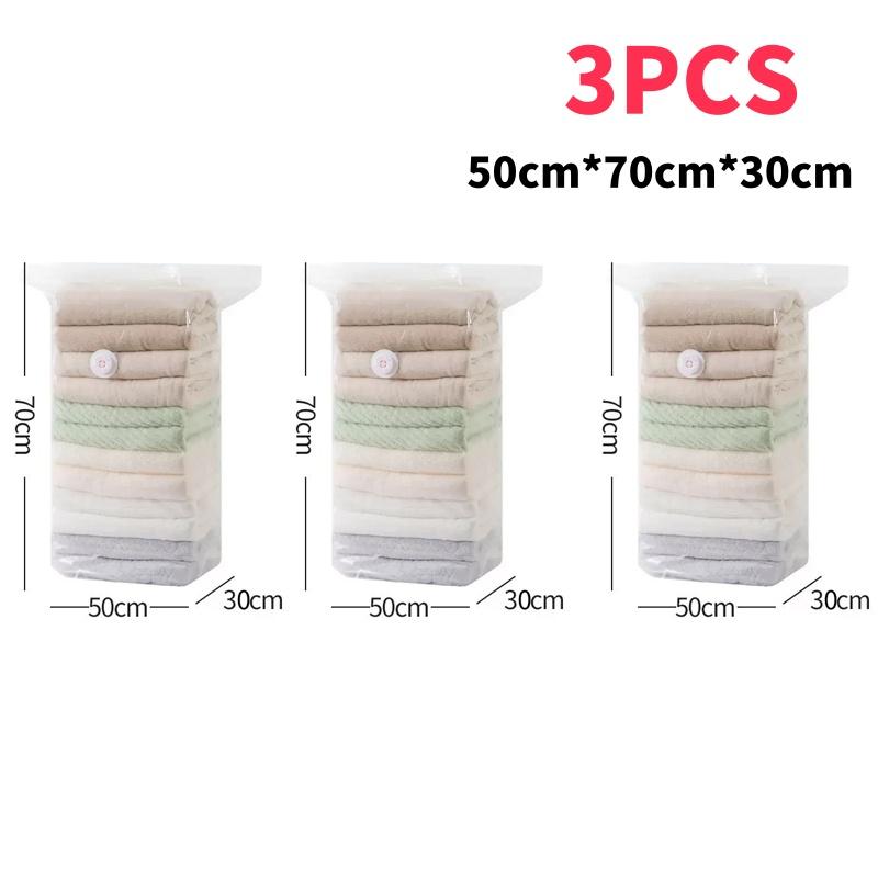 1-5pc Cubic Vacuum Storage Bags Large Plastic Storage Bags for Storing Clothes Quilt Blankets Compression Empty Bag Cover Travel
