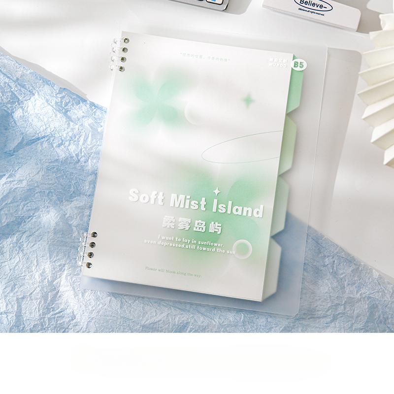 Minimalism Aesthetic Notebook for Student Chic Korean Butterfly Heart Binder Notepad DIY Decor Scrapbook Journal Diary