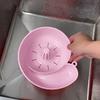 Drain Basket Snail-Shaped Rotating Vegetable Filter Ergonomic Design Food-Grade Basket