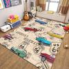 66 Mutter-Straßenzeichen-Muster Teppich für Zuhause Wohnzimmer Schlafzimmer Sofa Fußmatte Dekor Wohnzimmerdekoration Schlafzimmerdekoration