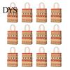 Reusable Holiday Gift Pouches 12PCS Christmas Paper Bags, Sturdy Festive Goodie Bags with Handle, Decorative Packaging for Presents And Party