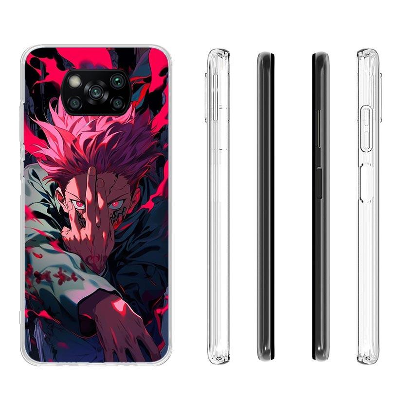 Hot Anime Kaisens Jujutsus Case Phone Cover for Xiaomi Redmi Note 10 9 9S 8 8T 7 5 Pro Mi 12T 11T 10T 9T 12 11 Lite A3 A2 Trend