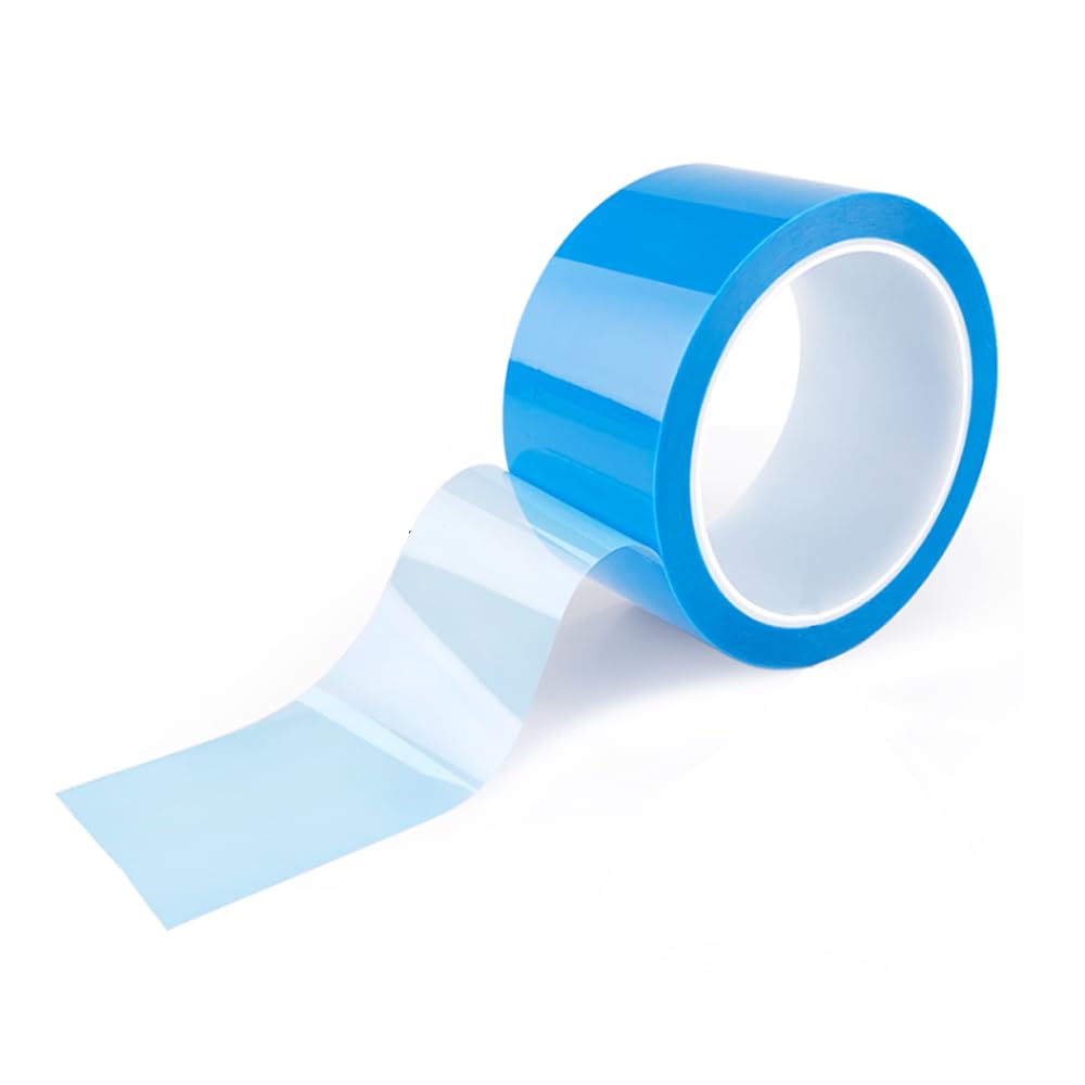 Refrigerator Tape PET Fridge Non-Residual Adhesive Tape for Fixing Drawer Refrigerator Air Conditioner Printer Fixed Tape (30mm*50M), Transparent