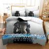 New Game Crisis Core Final Fantasy Vii Bedding Set Cartoon Anime Three-Piece Set Adult Boys Bedroom Duvetcover Sets Couette