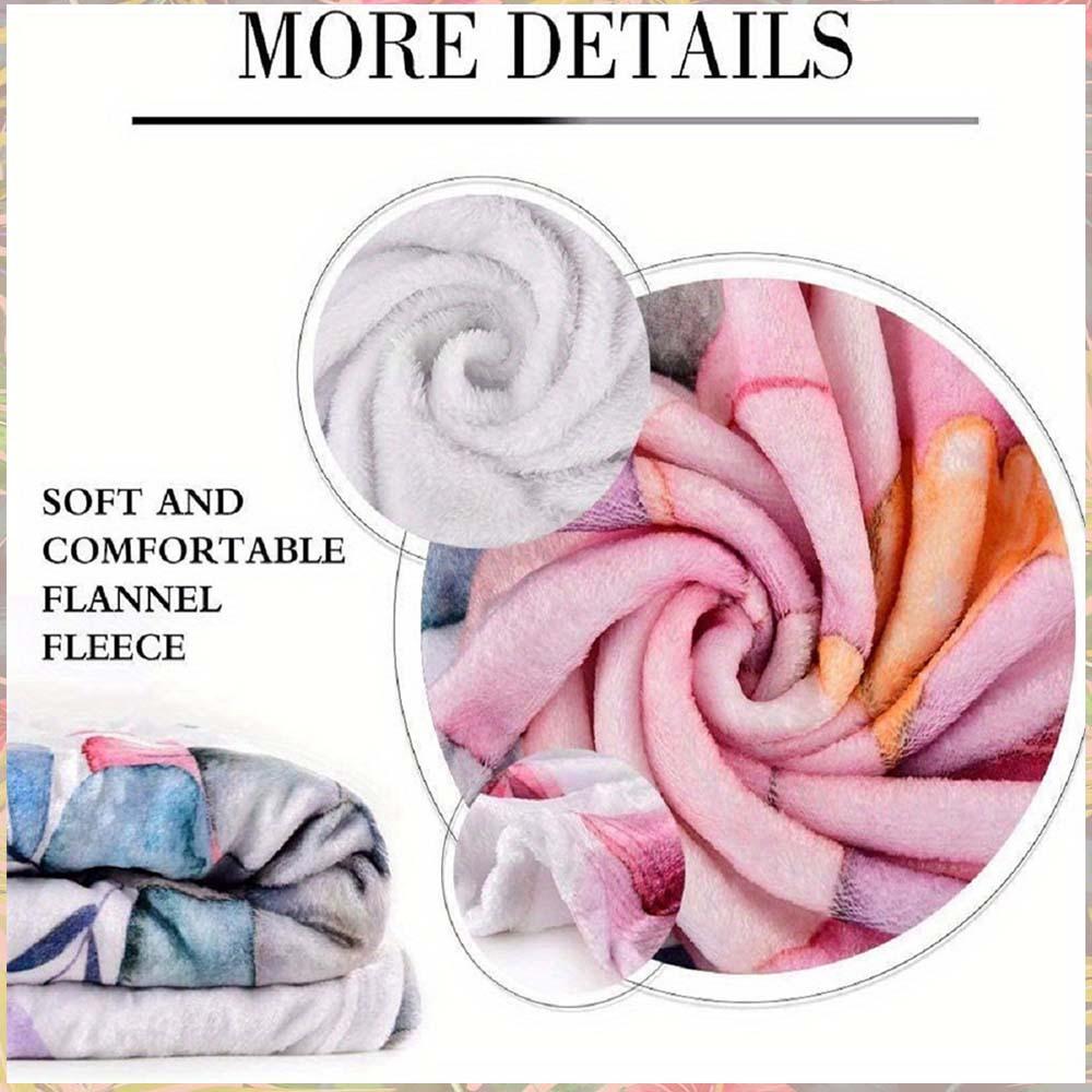 1pc Stitch Printing Blanket - Soft, All-Season Throw for Living Room, Bedroom,Personalized Gift with Adorable Cartoon Design