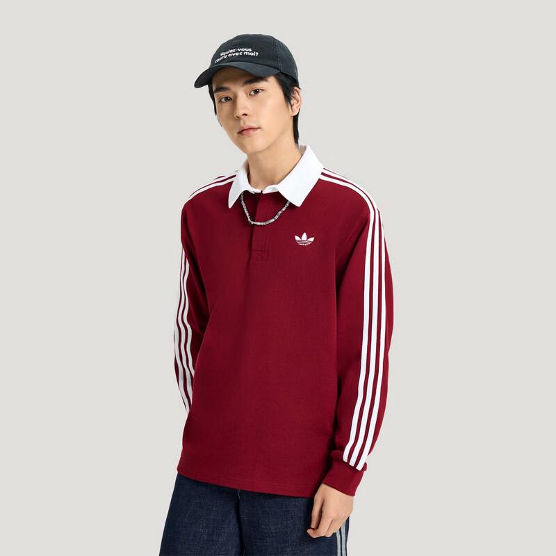 Adidas Originals Men s 3S PL Long Sleeve Polo Shirt KG3905 XL