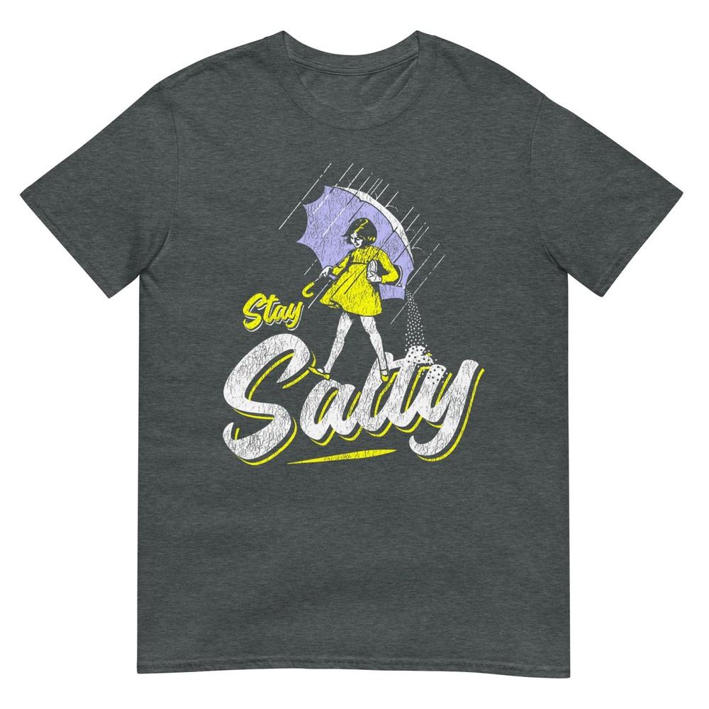 Vintage Salty Meme All These Flavors Girl Holding Umbrella TShirt
