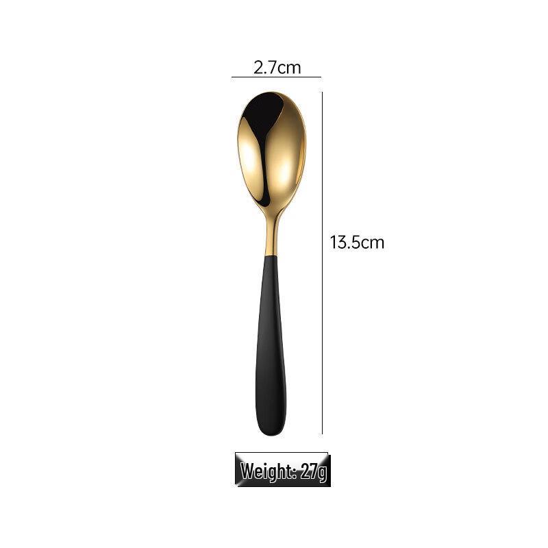 

ZISIZ Creative Painted Dessert Spoon Set